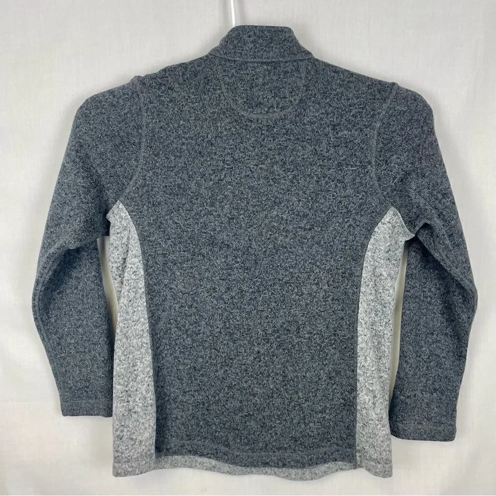 Woolrich Sweater Adult Medium Gray Outdoor Pullover Quarter Zip Fishing Mens‎